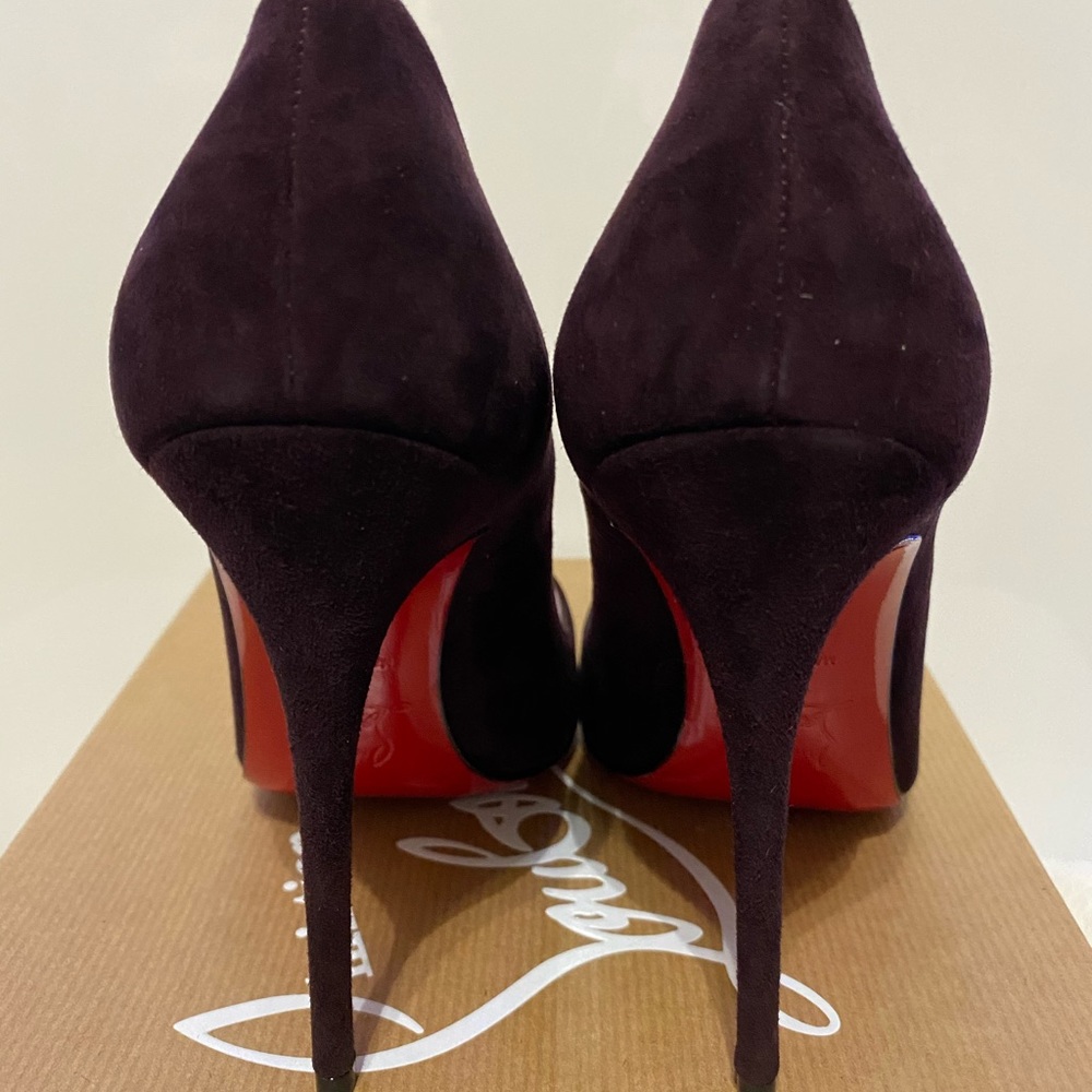 Christian Louboutin So Kate 120 Suede - Cramoisi - Picture 4 of 6